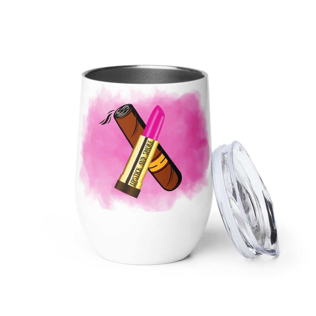 L&S Wine tumbler-PinkkFire